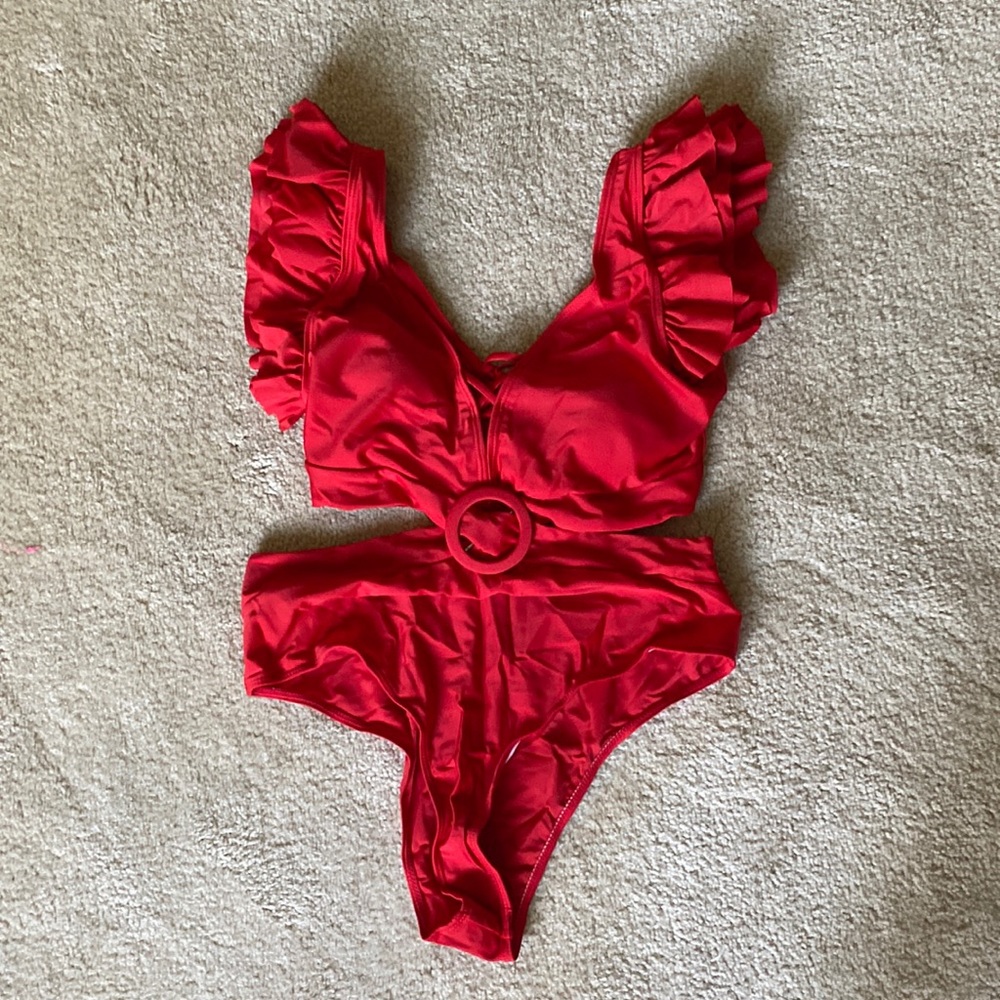 Coveshe Red One piece swimsuit - Brand New